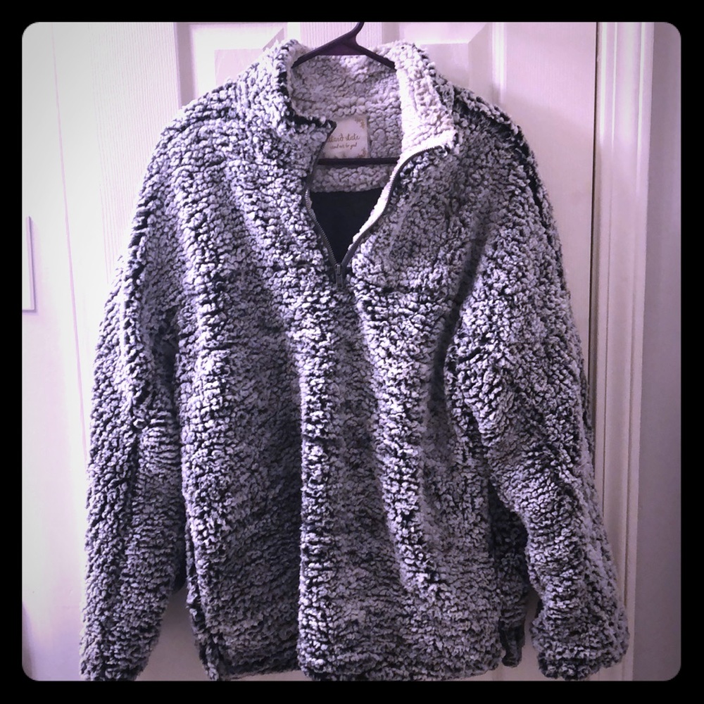 Faux Sheepskin pullover